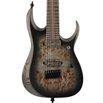 Ibanez RGD Axion Label 7-String Electric Guitar, Charcoal Burst Black Stained Flat