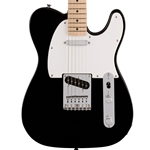 Squire Sonic Telecaster Electric Guitar, Maple Fingerboard, Black
