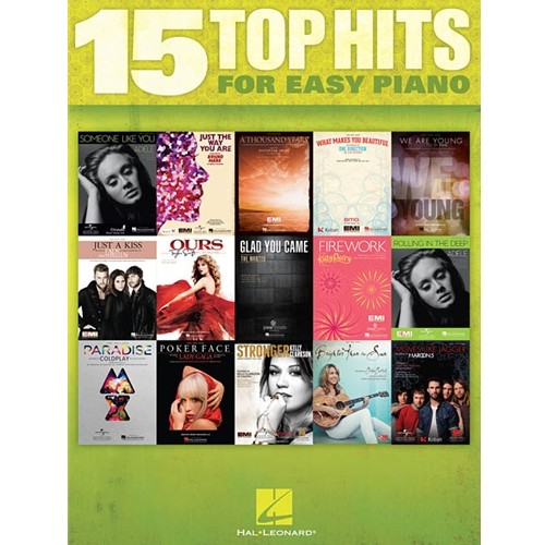 15 Top Hits for Easy Piano