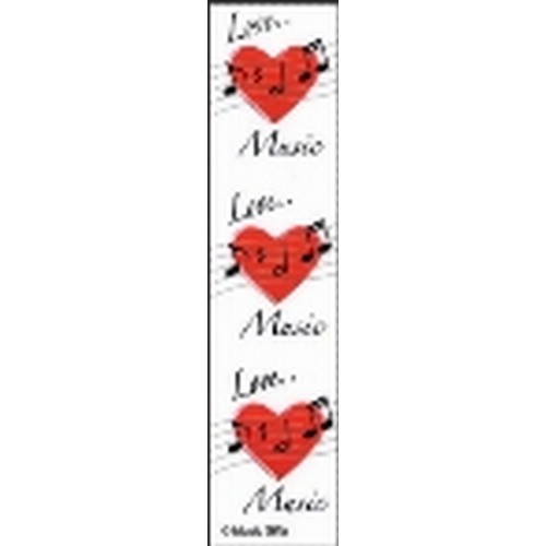 Music Gift BM04 Bookmark - Love Music