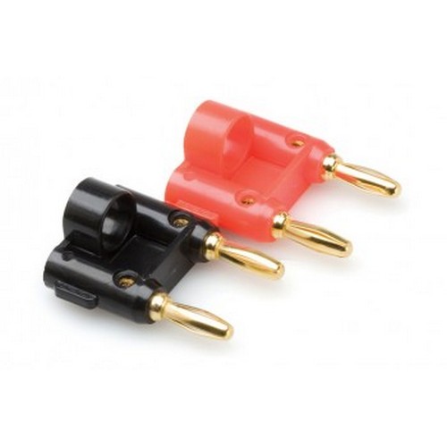 Hosa BNA-100 Connector, Dual Banana, Red and Black