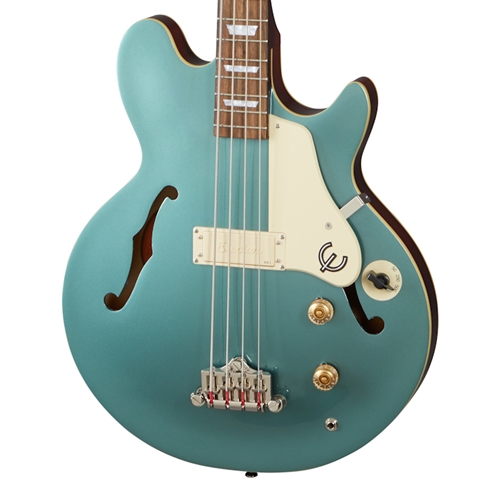 Eiphone Jack Casady Electric Bass Guitar, Faded Pelham Blue