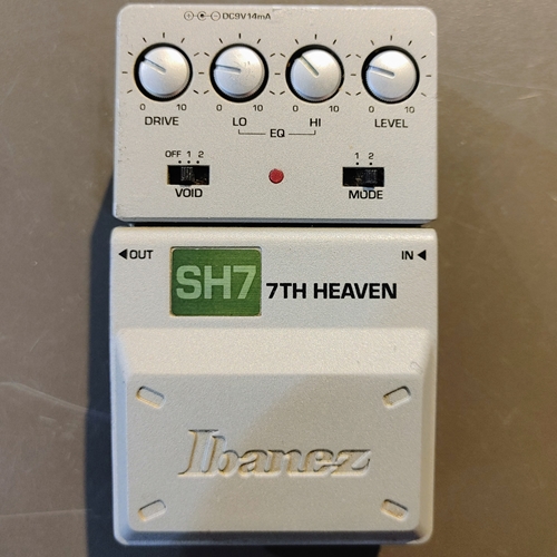 Used Ibanez SH7 7th Heaven Distortion Effects Pedal