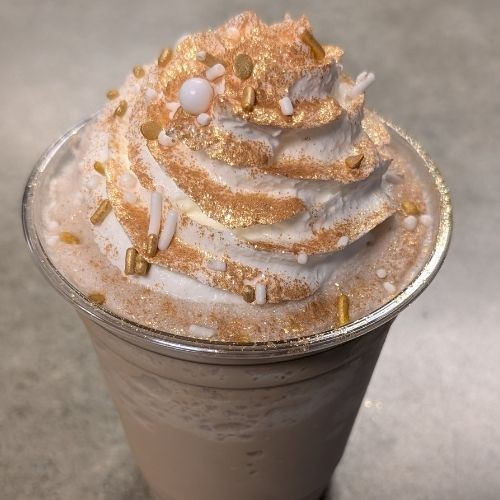 Blended Drink with Whipped Cream and Sprinkles