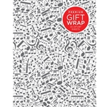 HL00152190 Hal Leonard Wrapping Paper - Music Notes Theme