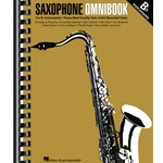 Saxophone Omnibook for B-Flat Instruments - Transcribed Exactly from Artist Recorded Solos