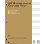 Guitar Tablature Manuscript Paper - Standard - Manuscript Paper