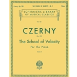School of Velocity, Op. 299 - Book 1 - Schirmer Library of Classics Volume 162 Piano Technique