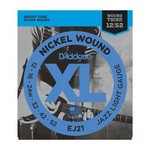 D'Addario EJ21 Nickel Wound Electric Guitar Strings, Jazz Light, 12-52