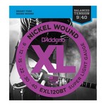 D'Addario EXL120BT Nickel Wound Electric Guitar Strings, Balanced Tension Super Light, 09-40