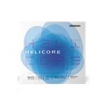 H61012M D'Addario Helicore Orchestral Bass String Set, 1/2 Scale, Medium Tension