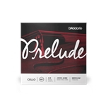 J1010 D'Addario Prelude Cello String Set, Medium Tension