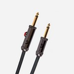 Planet Waves PW-AGL-20 20' Circuit Breaker Instrument Cable with Latching Cut-Off Switch, Straight Plug, by D'Addar