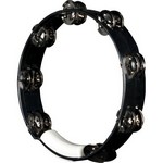Rhythm Tech TC4018 8" True Colors Tambourine, Black