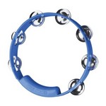 Rhythm Tech TC4048 8" True Colors Tambourine, Cobalt Blue