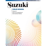 Suzuki Violin School Piano Acc., Volume 6 (Revised)