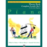 Alfred's Basic Piano Library Theory Book Complete 2 & 3