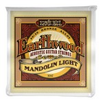 Ernie Ball EB2067 Earthwood 80/20 Bronze Loop End Mandolin Strings, Light