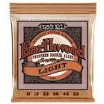 Ernie Ball EB2148 Phosphor Bronze Acoustic Guitar Strings, Light (11-52)