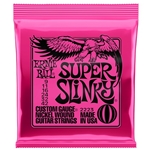 Ernie Ball EB2223 Nickel Wound Electric Guitar Strings, Super Slinky (9 - 42)