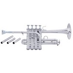 Bach AP190 Piccolo A/Bb Trumpet, Silver