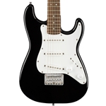 Squier Stratocaster® Mini Electric Guitar, Laurel Fingerboard, Black