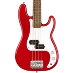 Squier Mini Precision Electric Bass Guitar, Laurel Fingerboard, Dakota Red