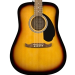 Fender FA-125 Dreadnought Acoustic Guitar, Walnut Fingerboard, Sunburst