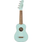 Fender 0971610504 Venice Soprano Uke, Walnut Fingerboard, Daphne Blue