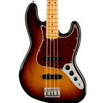 Fender American Professional II Jazz Bass Electric Bass Guitar, 3-Color Sunburst