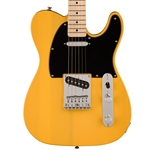 Squier Sonic Telecaster Electric Guitar, Maple Fingerboard, Butterscotch Blonde