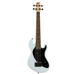 Kala UBASS-SB-LB-FS Solid Body 4-String Powder Blue Fretted U-BASS