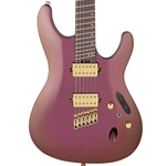 Ibanez SML721 Axe Design Lab Electric Guitar, Rose Gold Chameleon