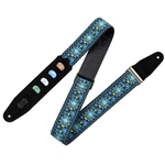 Levy's M8HTVPH-04 2" Jacquard Weave Hootenanny Style Guitar Strap w/Pickholder