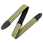 Levy's M8HT-25 Green Mosaic Hootenanny Guitar Strap