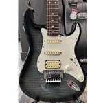 Used Fender FR Standard HSS Stratocaster Electric Guitar, Black Photo Finish