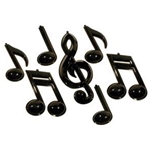 Aim AIM10951 Wall Decor Black Notes