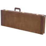 Gator GW-ELECT-VIN Electric Guitar Deluxe Wood Case, Vintage Brown