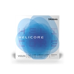 H310W44M D'Addario Helicore Violin String Set with Wound E, 4/4 Scale, Medium Tension