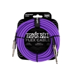 Ernie Ball P06420 Flex Instrument Cable Straight/Straight 20ft - Purple