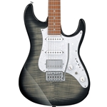Ibanez AZ22S1FTKS AZ22S1F Standard Electric Guitar, Trans Black Sunburst