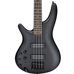 Ibanez SR300EBL Standard Left-Handed Electric Bass Guitar, Weathered Black