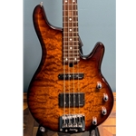 Used Ibanez 4-String RDGR Electric Bass Guitar, Tobacco Sunburst