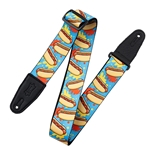 Levy's MP2TG-002 Hot Dogs - Tasty Grooves Poly Guitar Strap