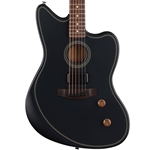 Fender Acoustasonic Standard Jazzmaster Electric Guitar, Black