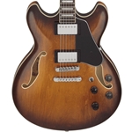 Ibanez AS73 Semi-Hollowbody Guitar, Tobacco Brown