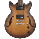 Ibanez AM53 Semi-Hollowbody Guitar, Tobacco Flat