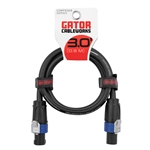 CableWorks GCWC-SPK-03-2TL 3 Foot Twist Lock Connector Speaker Cable