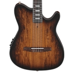 Ibanez FRH20SMN Thinline Spalted Maple Nylon Acoustic Guitar with Electronics