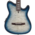 Ibanez FRH20QMN Thinline Quitled Maple Nylon Acoustic Guitar with Electronics